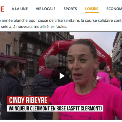 Événement	 Retour en images sur la quatrième édition de Clermont en rose, la course solidaire contre le cancer du sein