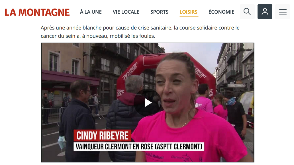 Événement	 Retour en images sur la quatrième édition de Clermont en rose, la course solidaire contre le cancer du sein