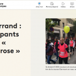 Clermont-Ferrand : 5 000 participants au départ de « Clermont en rose