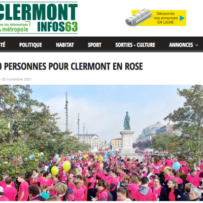 5000 personnes pour Clermont en Rose
