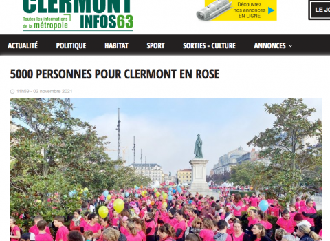 5000 personnes pour Clermont en Rose