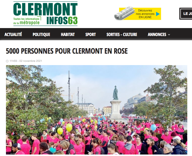 5000 personnes pour Clermont en Rose